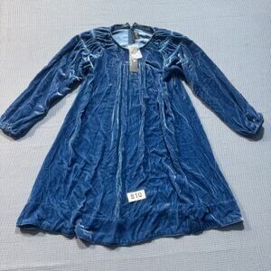 Little Marc Jacobs JOELLE Dress Girl's Sz 12 Blue Brand New